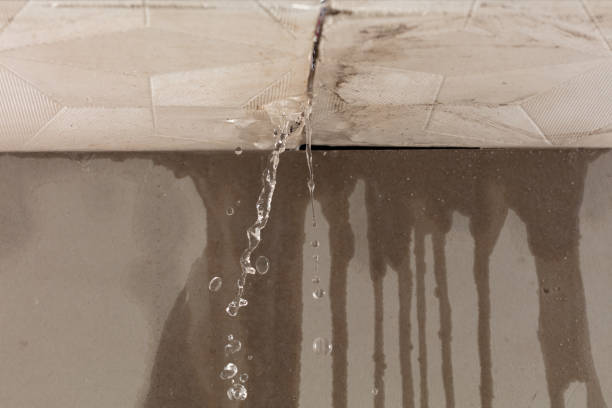 Professional Burst Pipe Cleanup technician working in Artesia Wells, TX
